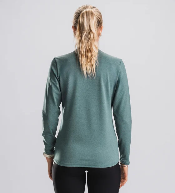 FUSION Wms C3 Zip Neck - Green
