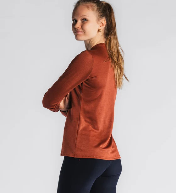FUSION Wms Technical Merino 150 LS - Rust