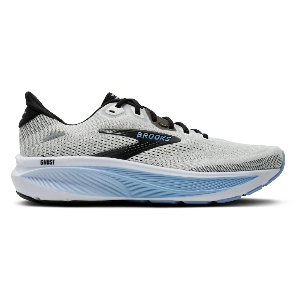 Brooks Ghost 18 Herre - White/Black/Open Air - Endurance Sport