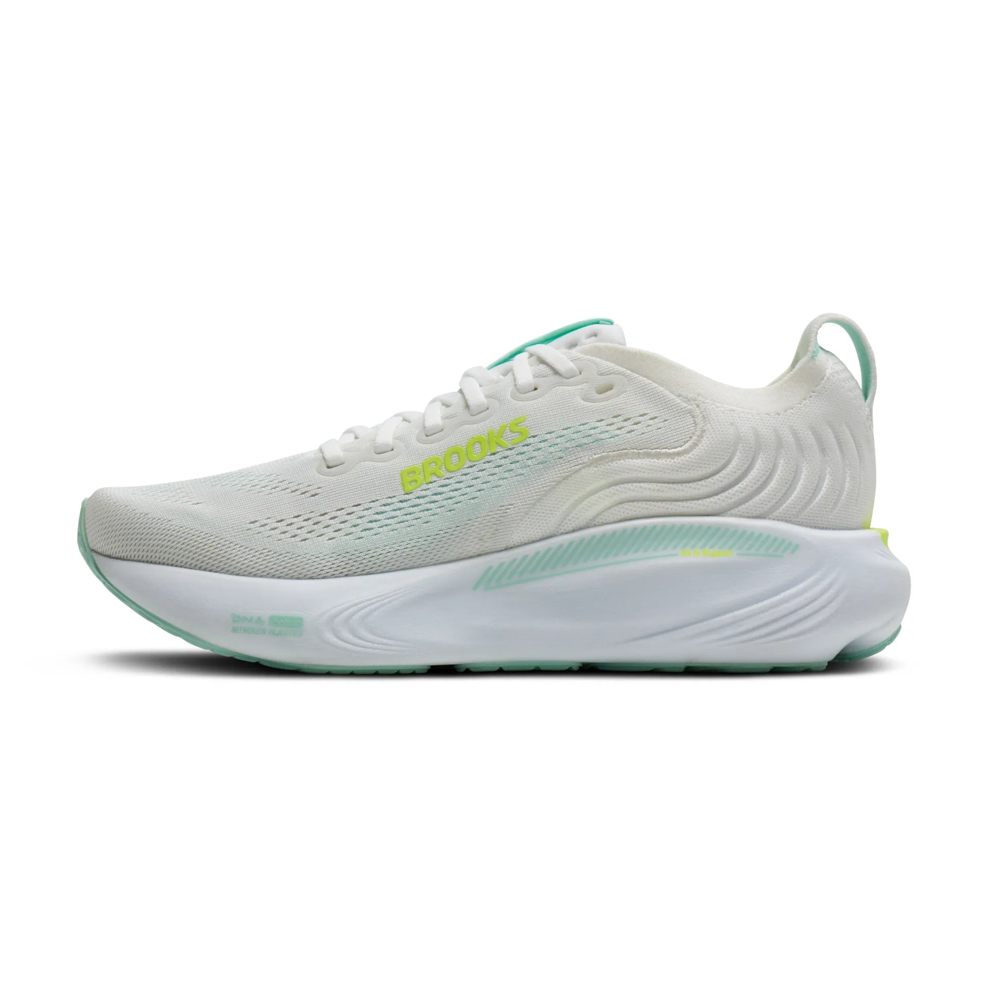 Brooks Adrenaline GTS 25 Dame - White/Nightlife/Yucca - Endurance Sport