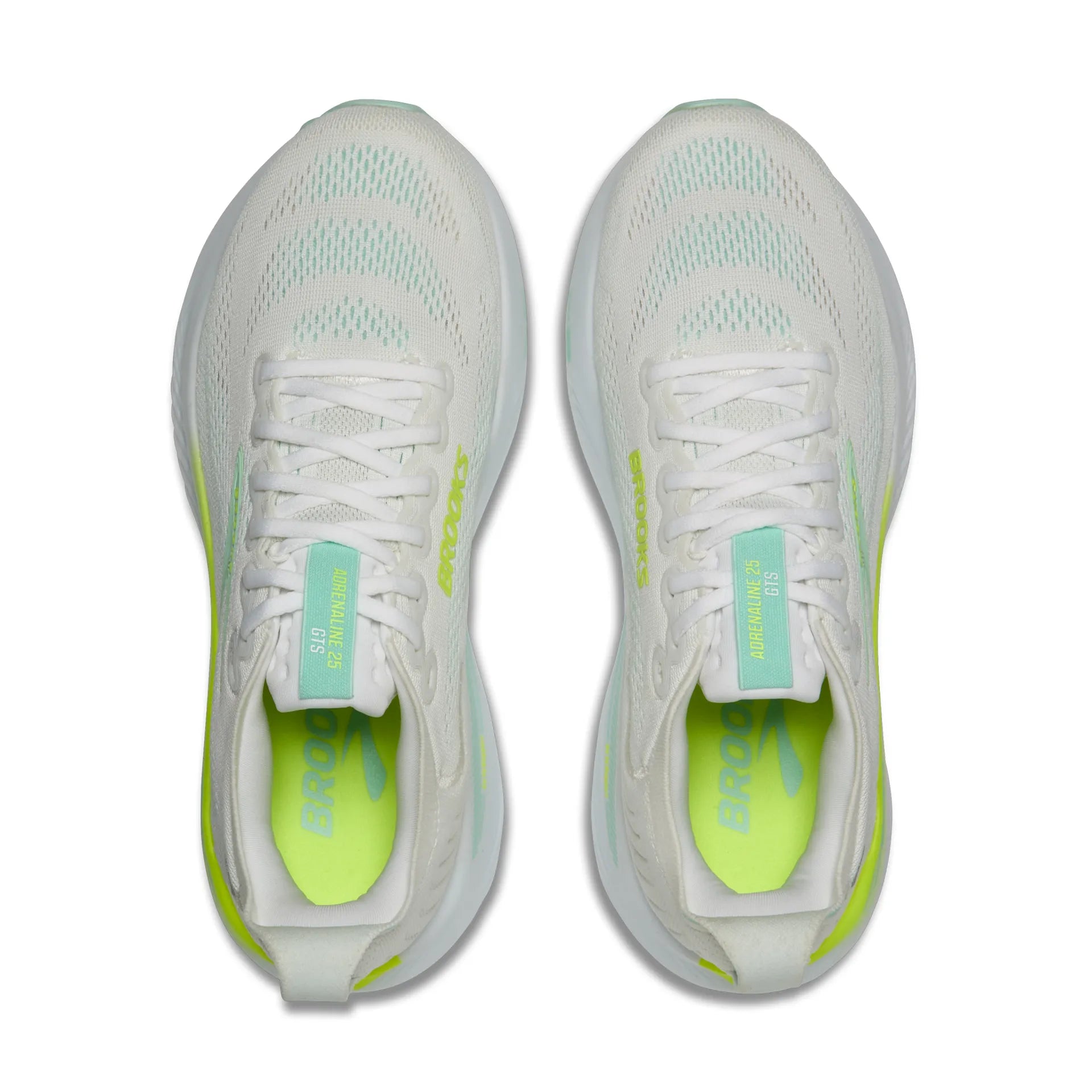 Brooks Adrenaline GTS 25 Dame - White/Nightlife/Yucca - Endurance Sport