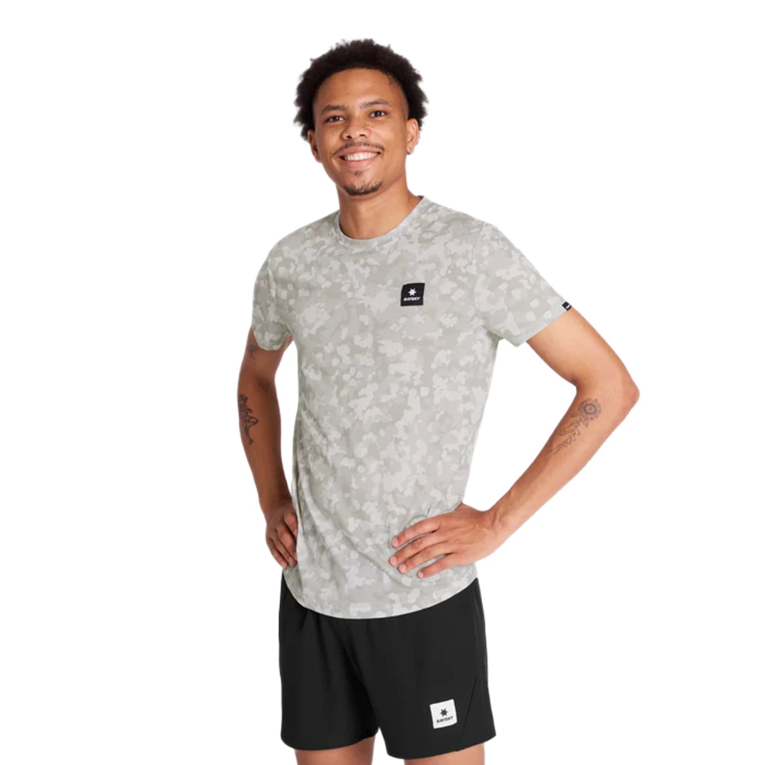 SAYSKY Camo Combat T-shirt - Sand AOP - Endurance Sport