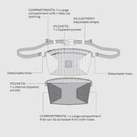 SAYSKY Bum bag - Black - Endurance Sport