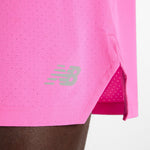 New Balance RC Short 5'' - Pink Heat/Slate Gray - Endurance Sport
