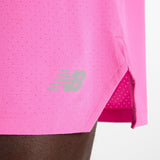 New Balance RC Short 5'' - Pink Heat/Slate Gray - Endurance Sport