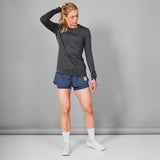 SAYSKY Logo Pace Longsleeve Dame - Grey Melange - Endurance Sport