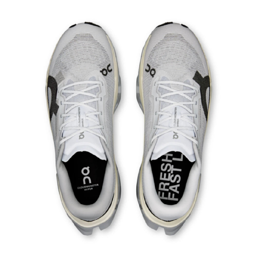 On Cloudmonster 3 Hyper Herre - Glacier / Black - Endurance Sport