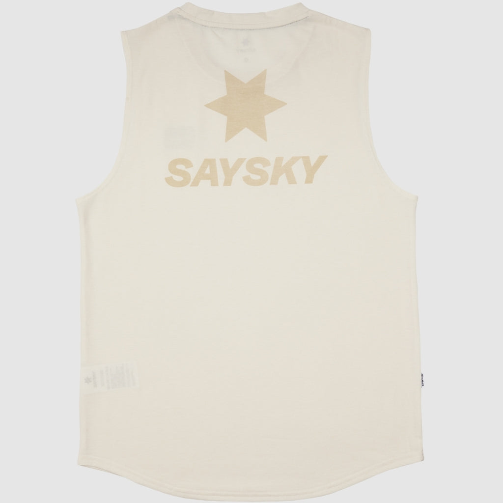 SAYSKY Logo Motion Tank - WHITE - Endurance Sport