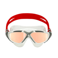 AquaSphere Vista - White/Red/Lens Mirror Iridescent