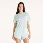 New Balance RC Essential T-Shirt Dame - Cosmic Jade Heather - Endurance Sport