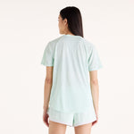 New Balance RC Essential T-Shirt Dame - Cosmic Jade Heather - Endurance Sport