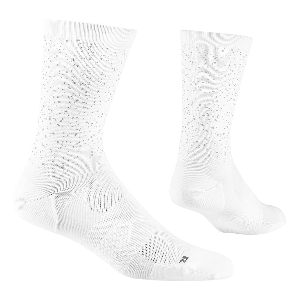 Saysky Reflective Combat High Socks - Hvid - Endurance Sport