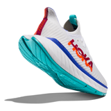 Hoka Carbon X 3 Dame - White/Flame - Endurance Sport