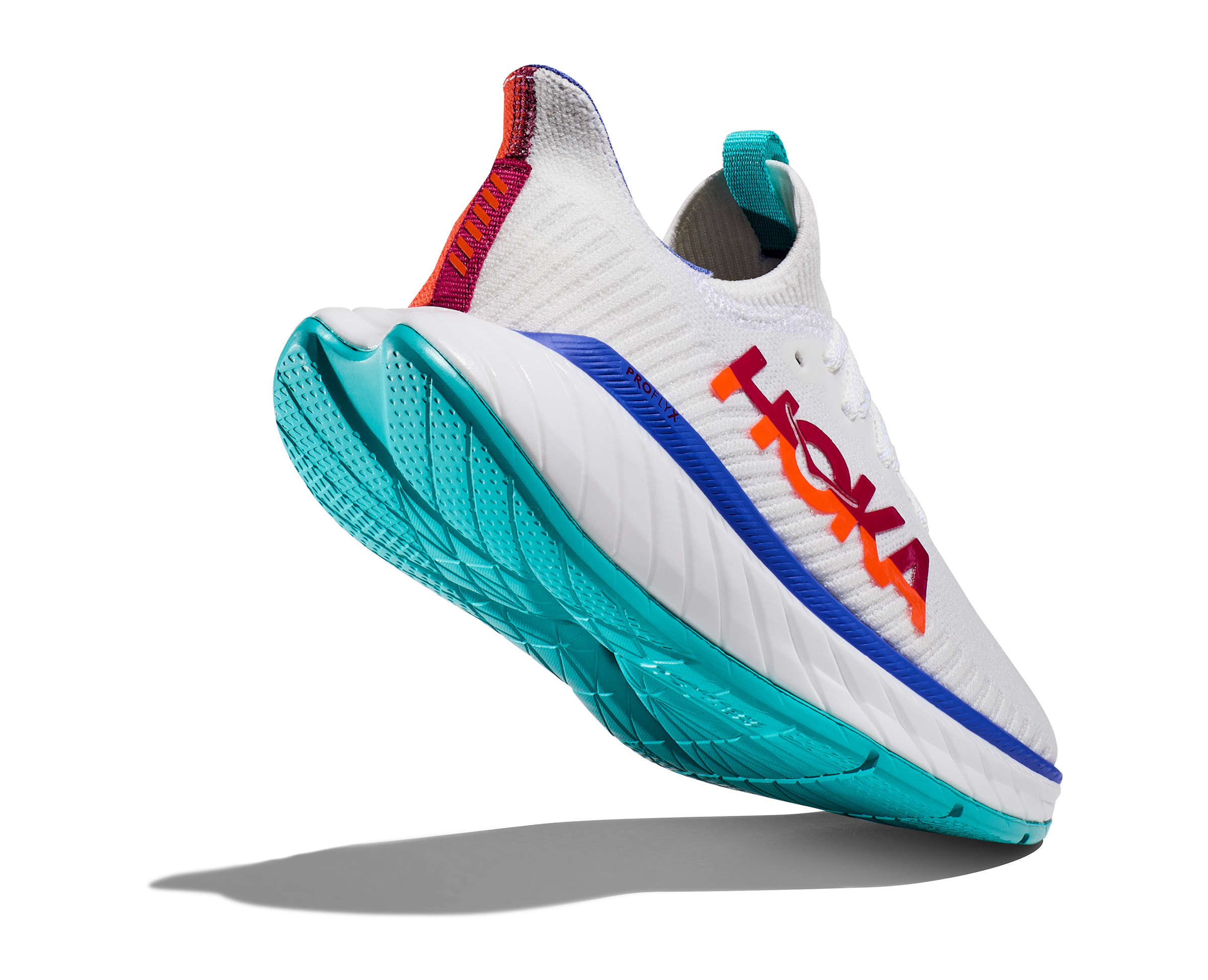 Hoka Carbon X 3 Dame - White/Flame - Endurance Sport