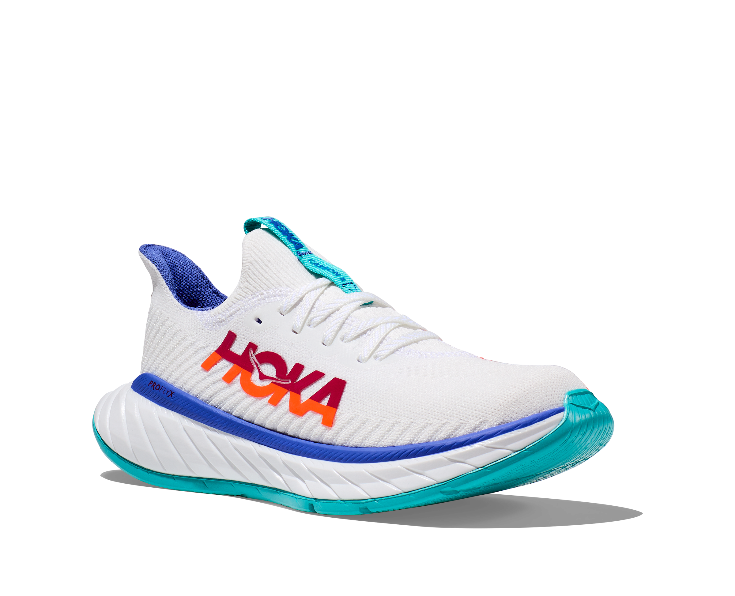 Hoka Carbon X 3 Dame - White/Flame - Endurance Sport