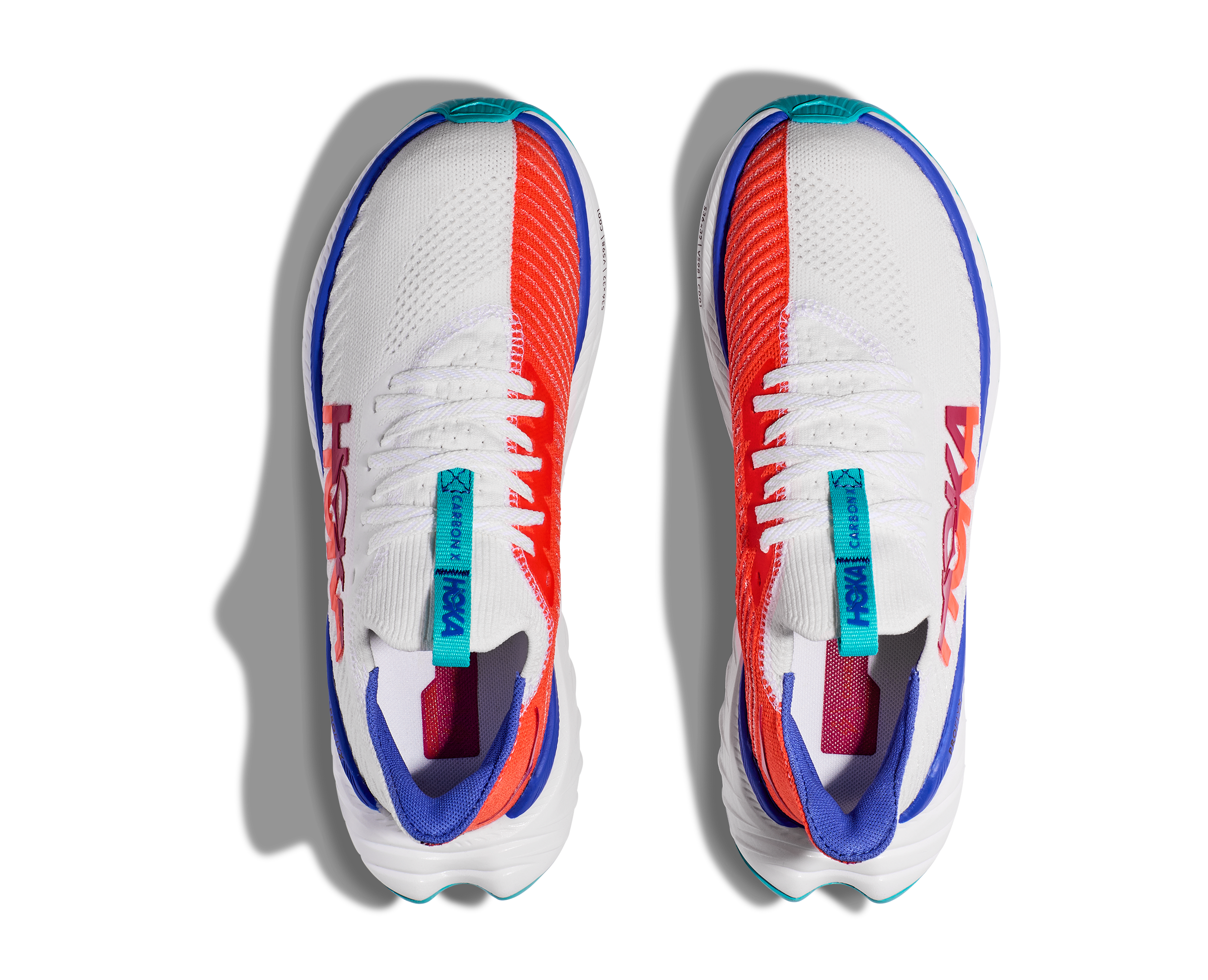 Hoka Carbon X 3 Dame - White/Flame - Endurance Sport
