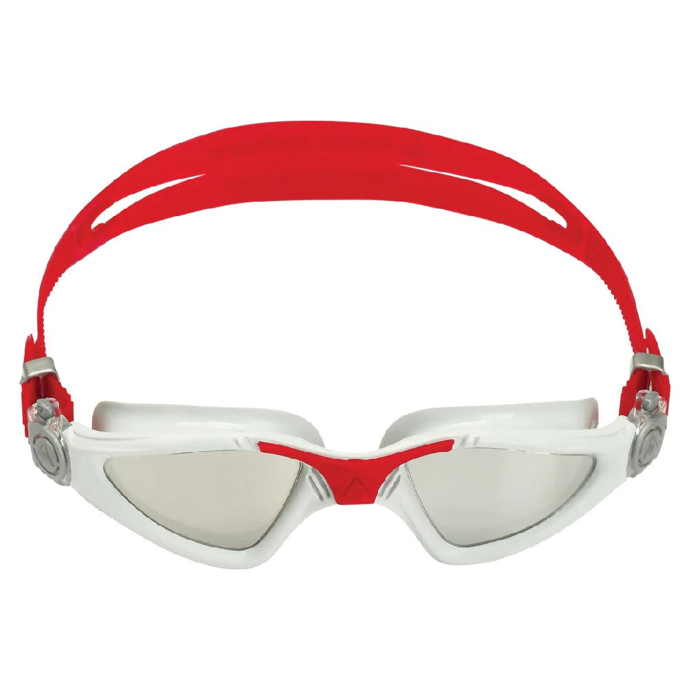 AquaSphere Kayenne - Light Grey/Red - Lens Mirror Silver - Endurance Sport