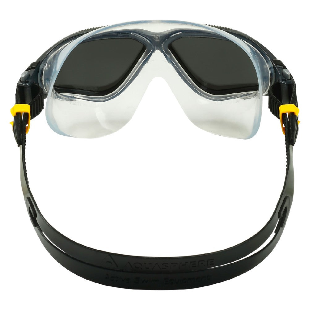 AquaSphere Vista - Dark Grey - Silver Mirror Lens - Endurance Sport