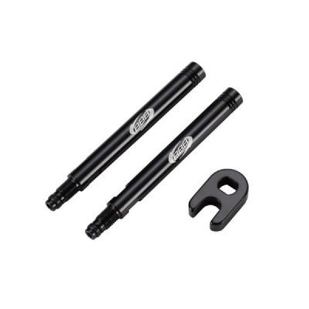 BBB 50mm Ventilforlængere - sort - Endurance Sport