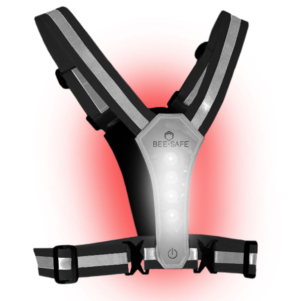 Bee Sport LED Harness USB - Silver - Endurance Sport