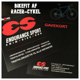 Bikefit af racer cykel