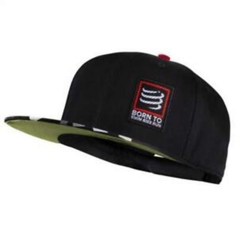 Compressport Flat Cap Born to swim Bike Run