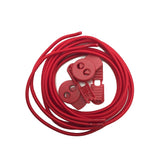 Elastic Lock Shoelaces Red