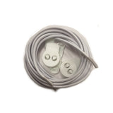 Elastic Lock Shoelaces White