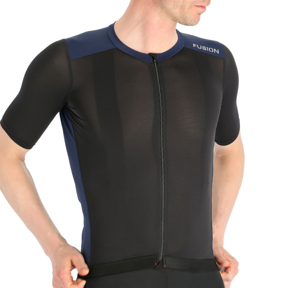 Fusion Herre Cycling Jersey Dark Night Blue
