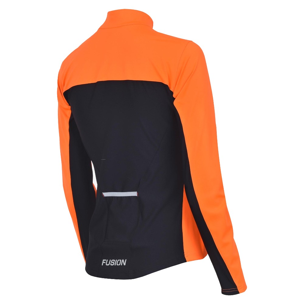 Fusion Wms S2 Run Jacket Orange back