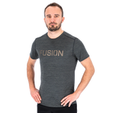 Fusion Herre C3 T-Shirt - Grey LOGO - Endurance Sport