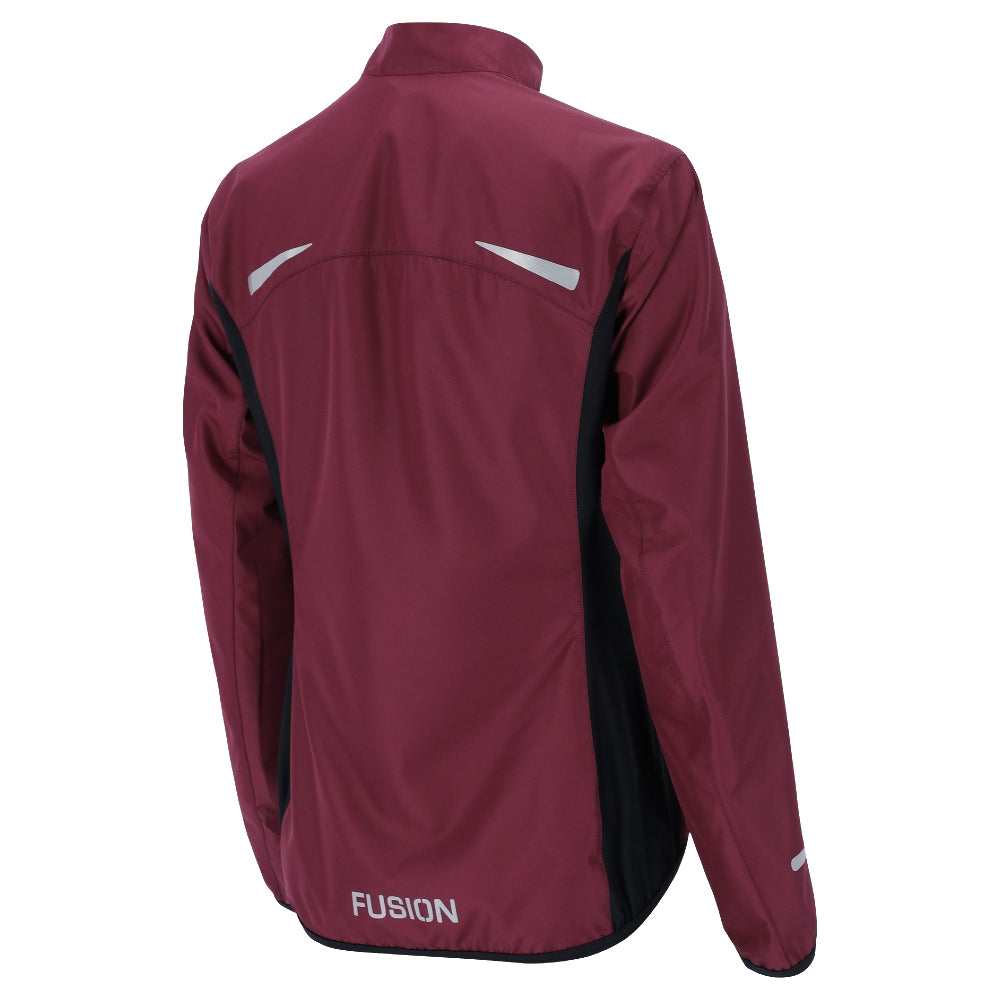 Fusion S1 Run Jacket Dame - Bordeaux - Endurance Sport