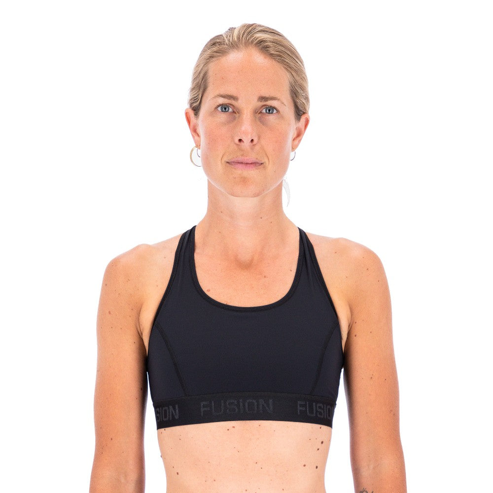 Fusion Wms Top - Black - Endurance Sport