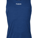 Fusion Mens C3 Singlet - Night/Blue set fra fronten