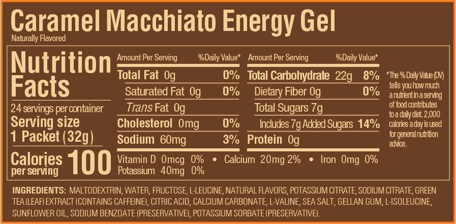 GU Caramel Macchiato Energy Gel