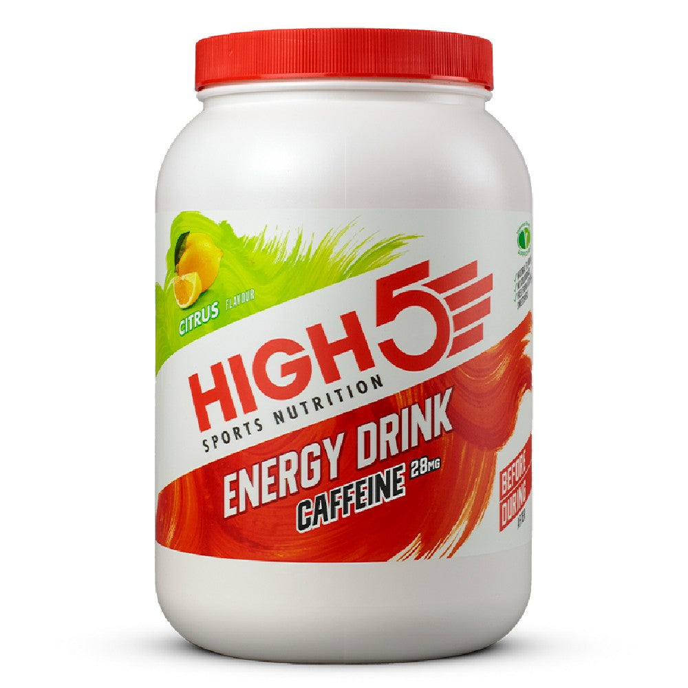 High5 Energy Drink Caffeine 2.2kg - Citrus - Endurance Sport