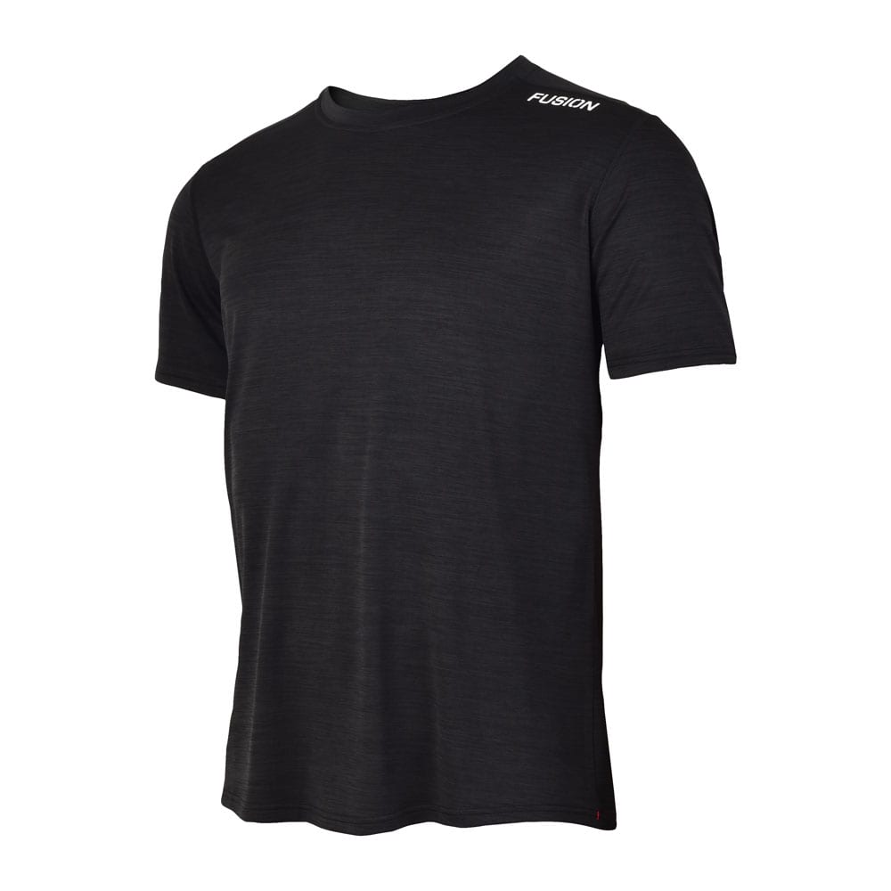 Mens C3 T shirt 0273 Black melange front WEB
