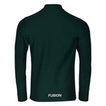 Fusion Mens Zip Neck Green