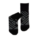 On Mid Sock Black Shadow