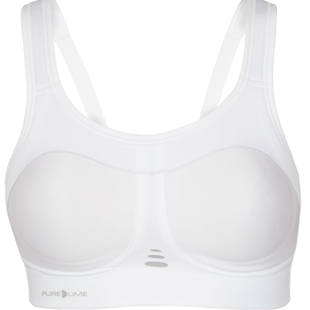 Purelime Compression Bra High Impact hvid