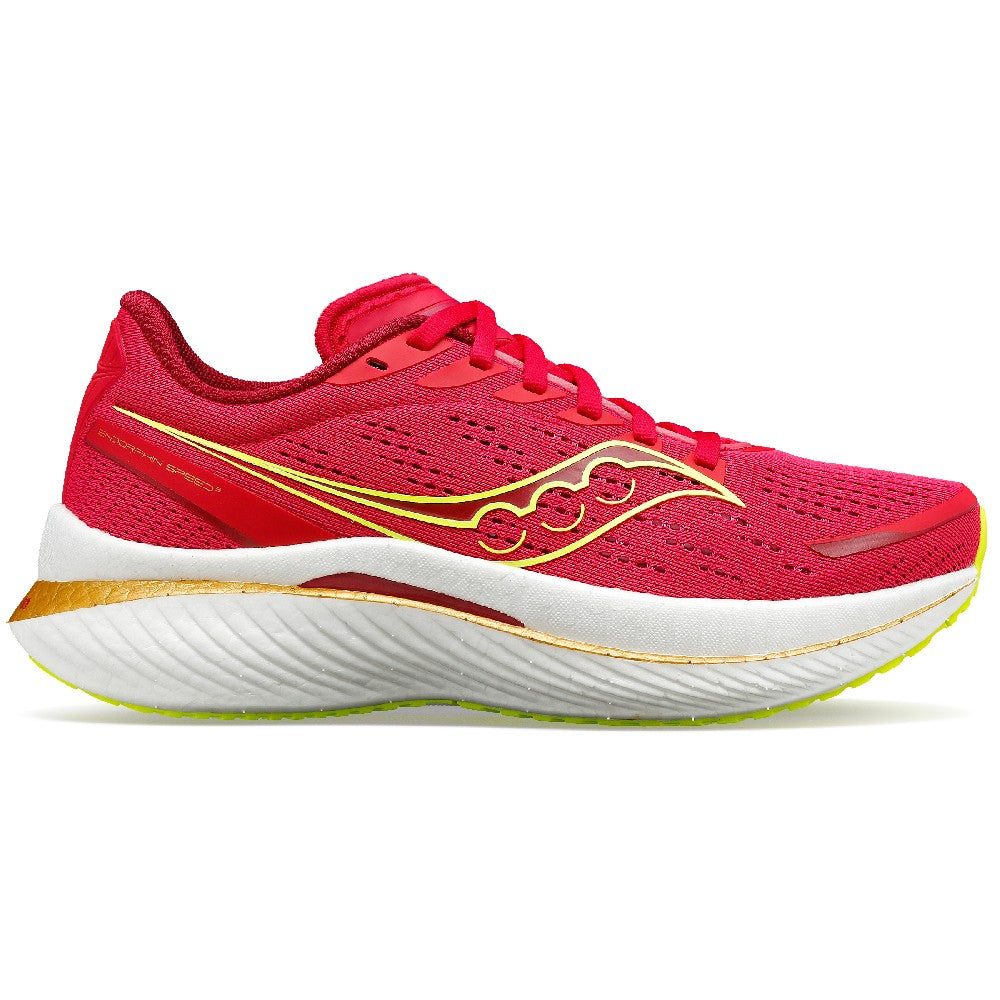 Saucony Endorphin Speed 3 Dame - Red/Rose - Endurance Sport