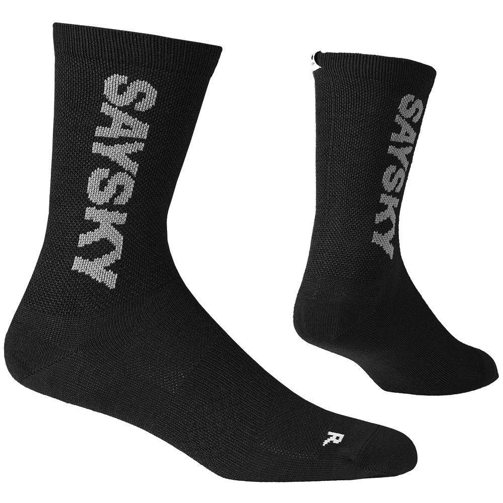Saysky High Merino Socks - Black - Endurance Sport