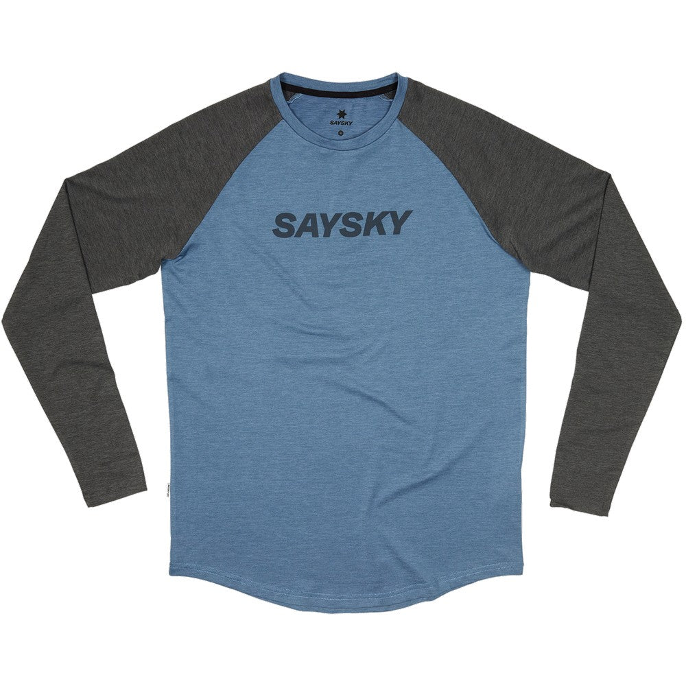 Saysky Logo Pace Longsleeve - Blue - Endurance Sport