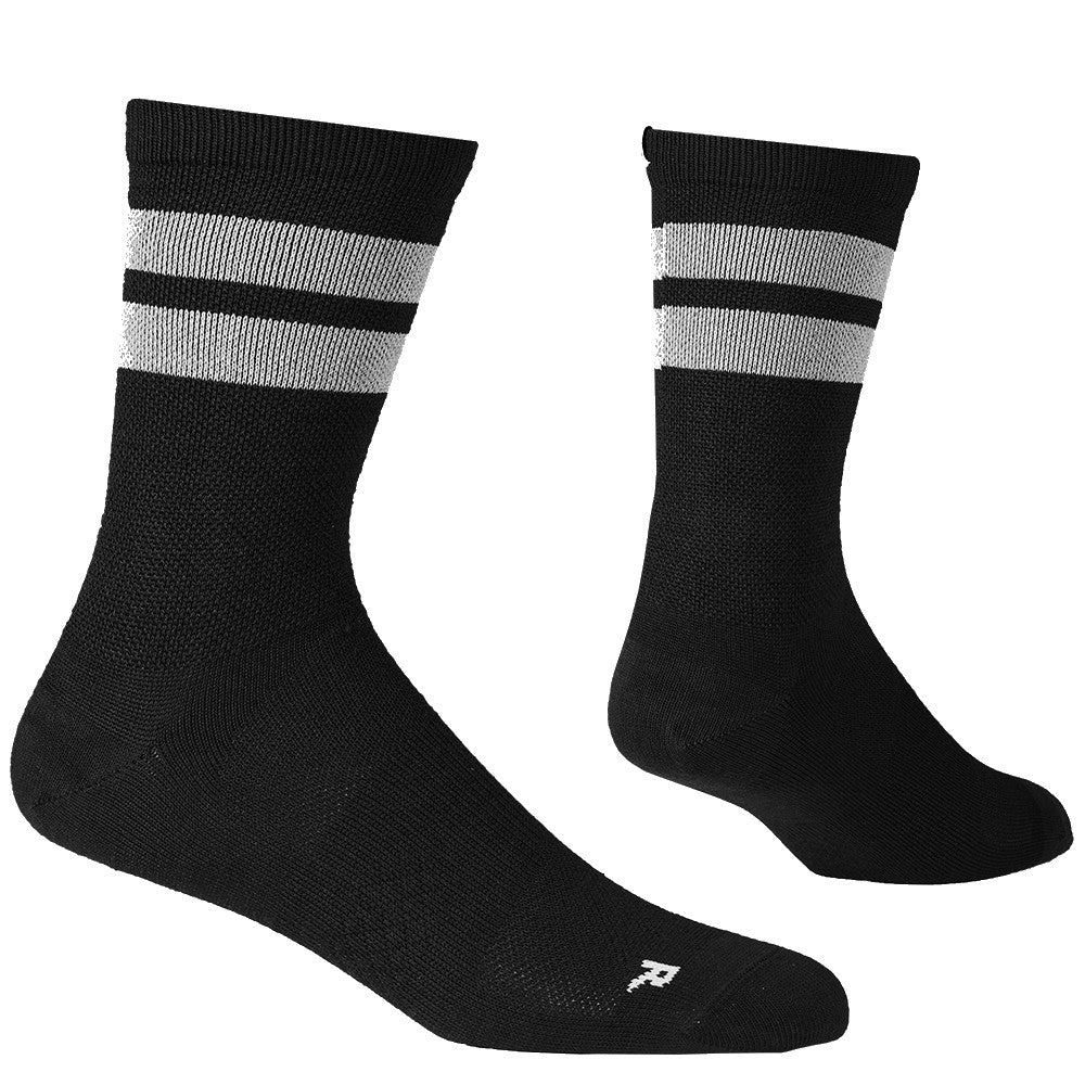 Saysky Reflective High Merino Socks - Black - Endurance Sport