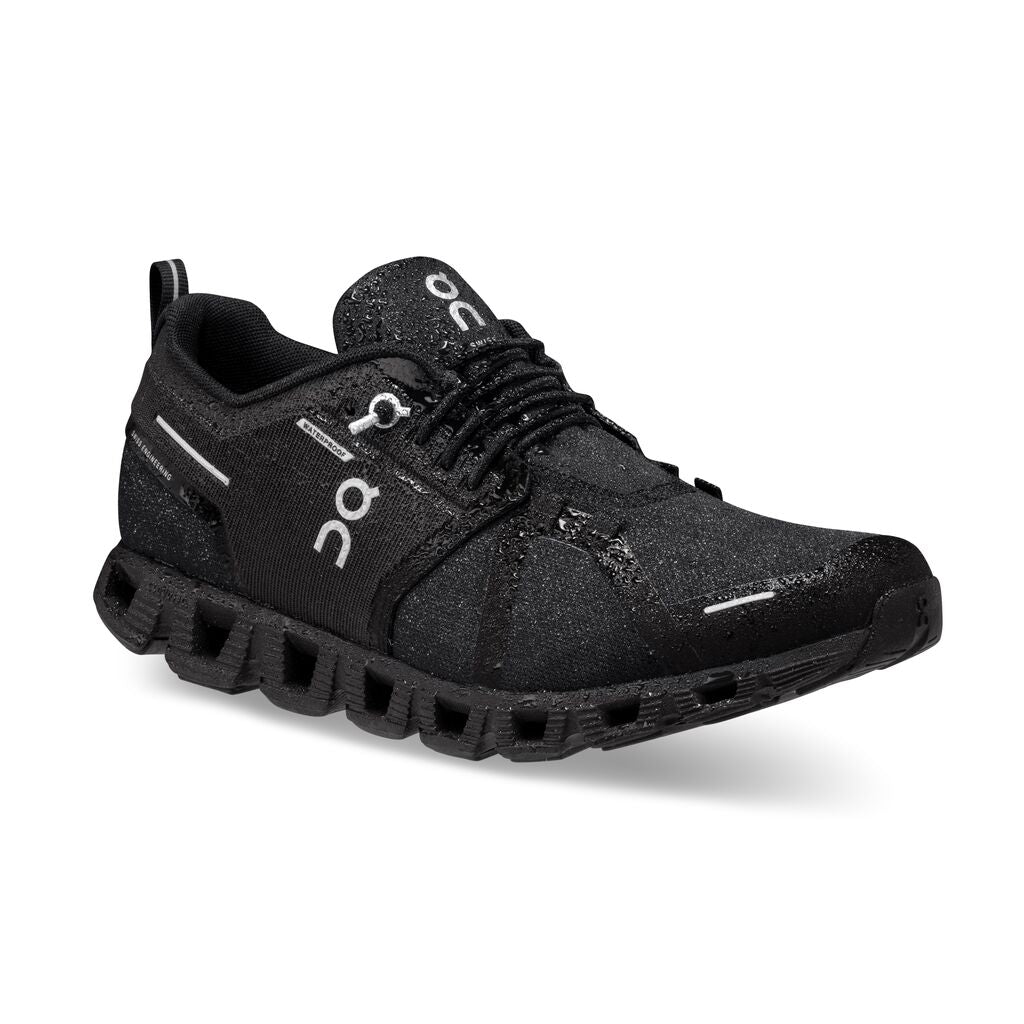 On Cloud 5 Waterproof, Dame - All Black - Endurance Sport