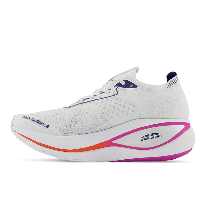 New Balance Fuelcell SuperComp Trainer Herre - White/Pink/Orange - Endurance Sport
