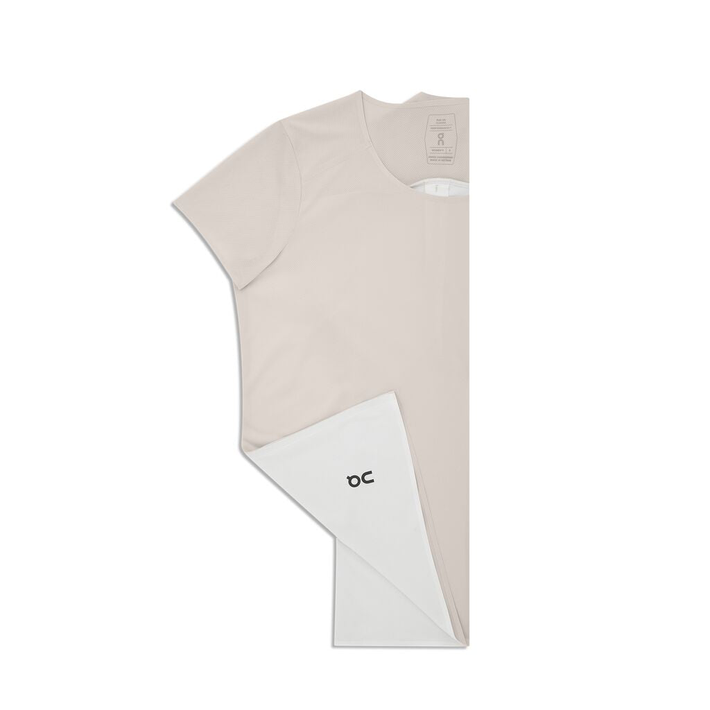 On Performance-T dame - Pearl - Undyed/White - Endurance Sport